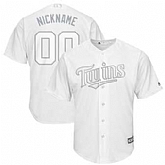 Minnesota Twins Majestic 2019 Players' Weekend Cool Base Roster Customized White Jersey,baseball caps,new era cap wholesale,wholesale hats